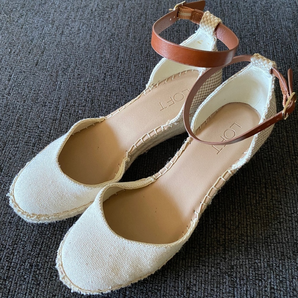 Loft Natural Jute Wedge Espadrille